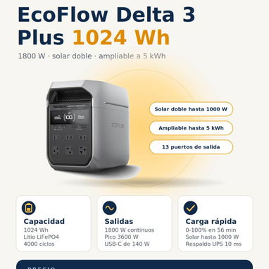 Inversores, baterías, estaciones de cargas, ecoflow - 9/10