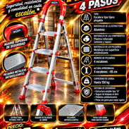 ESCALERA DE TIJERA 4 PASOS, NUEVA EN SU EMPAQUE, ENTREGA DE FACTURA PARA SU GARANTÍA. VARIEDAD DE ARTÍCULOS IMPORTADOS - Img 57438132