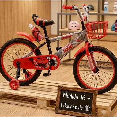 Bicicletas. Medida 16. Peluche de regalo con compra. - Img 123048147
