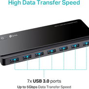 Regleta o HUB TP-Link Hub USB 3.0 alimentado con 7 puertos de datos USB 3.0 y 2 puertos USB de carga ! - Img 55504526
