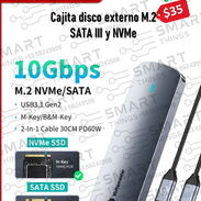 Caja para disco externo M2/ Caja para disco externo M2 Disco NVMe y SATA/ Cajita para disco de laptop/ Caja para disco - Img 41003004