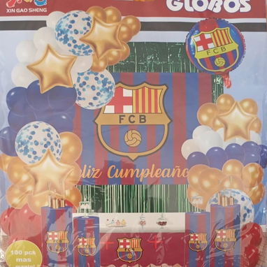 Set decorativo 100 pcs Rayo Macqueen, Barcelona, Real Madrid, Set decorativo 100 pcs Stich - 4/4