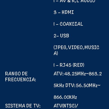 Televisor de 43" Smart Tv marca EKO con cajita interna incluida + soporte de pared 🔷 $310 - 3/3