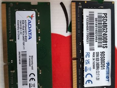 Vendo RAM de laptop DDR4 8Gb cada una, 30 USD. - Img main-image