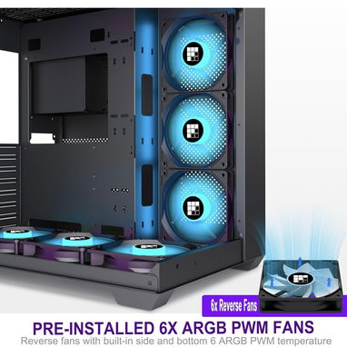Se vende chasis Gaming 7 fanes argb nuevo sellado en caja - Img 101117619