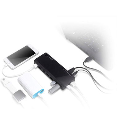 REGLETA ORICO Y TP LINK Hub De 7 Puertos Usb 3.0 Hasta 5 Gbps - Img 82309899