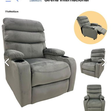 Butacón reclinable importado comunícate con Pedro - Img 111657456