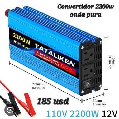 Convertidores 12V-110V, Cargadores, Baterías - Img 118669471