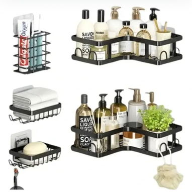 🔖Organizadores metálicos para baño de 5 piezas - 3/3