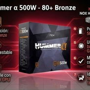 🦅🏛️Fuente Hummer 500w 80+ Bronze — 💲65 USD🗡️ - Img 56870434
