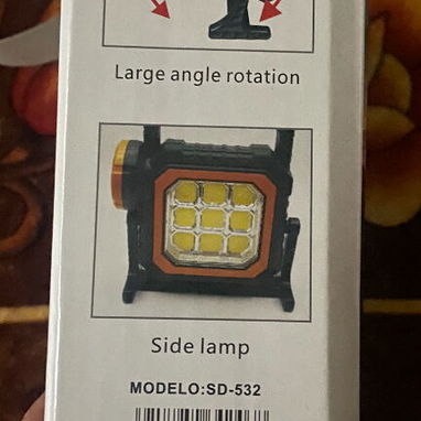 Lámpara recargable, nuevas de paquete en su caja... 14usd. 52759786. tiene panel solar también. - Img 110069967