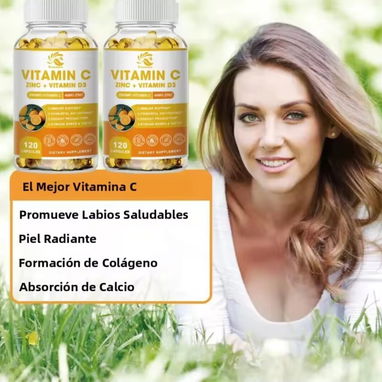 Vitamina C 2000mg, Zinc 40 Mg, D3 (5000IU) - Img 119497762