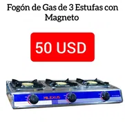 Fogón de Gas de 2 y 3 Estufas - Img 50154971