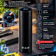 🥤 TERMO 🥤 NEGRO CON INDICADOR DE TEMPERATURA. TENEMOS MENSAJERÍA CON FACTURA Y GARANTÍA. 📲 54833699 - Img 58136591