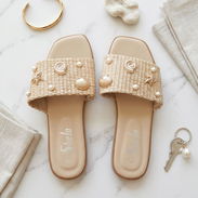 Sandalia Casual SheIn Beige con Apliques Marinos #7 - Img 56874087