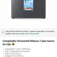 Nevera Congelador Horizontal Milexus 7 pies Nuevo en caja - Img 57488859