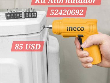 Kit atornillador, herramientas - Img 67752514