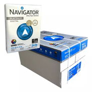 Caja de hojas de 10 paquetes marca Navegaitor de 8 1/2 por 11 con un peso de 75 g/m, formato carta. Con paquetes totalme - Img 45663507