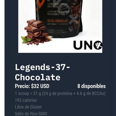Legends 37 Cereal de frutas, Chocolate,Coco, Fresa - Img 122129766