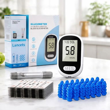 🩺 Kit Glucómetro Digital Portátil 📊 Incluye 50 Tiras + 50 Lancetas 🔋 Control Diario de Glucosa Fácil y Rápido - 2/6