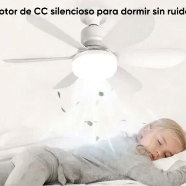 Ventilador de techo con bombillo nuevo - Img 106386355