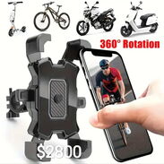Soporte Universal para Teléfono de Bicicleta y Moto, Compatible con Dispositivos de 4.8-6.8, Rotación de 360°, Sujeción - Img 45629055