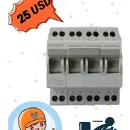 Conmutador de transferencia manual 63A doble tiro 4p 220-440V - Img 54748422