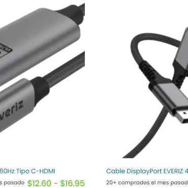 Adaptadores y cables - Hub USB C 3.0 - HDMI VGA - Cable alimentación - 2/4