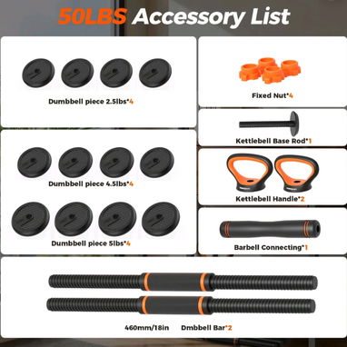 Kit de mancuernas para entrenar en casa - 5/6