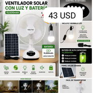 🔥Ventilador Solar 15,000mah🔥 - Img 55931664