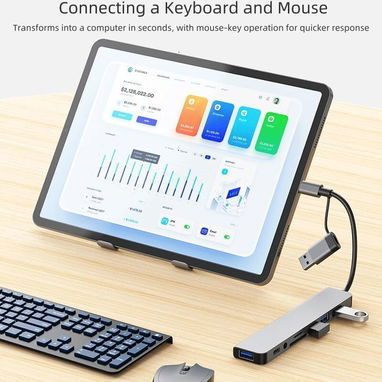 💻​ HUB USB - TIPOC MULTIFUNCION 💻​  8 EN 1 💻​ PUERTOS USB 💻​ 3.5 💻​ SD - MICROSD 💻​5.887.23.60 - Img 126100742