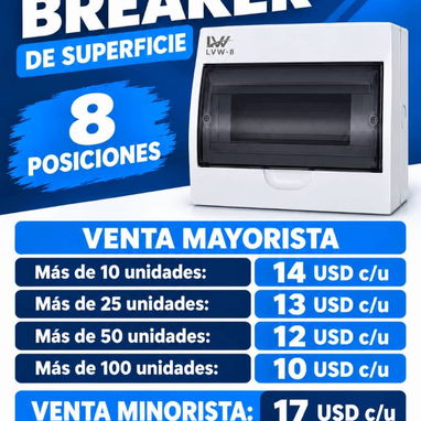 HABANA venta mayorista y minorista de canaletas, tomacorrientes, interruptores,cajas de superficie para breaker y más.. - 4/10