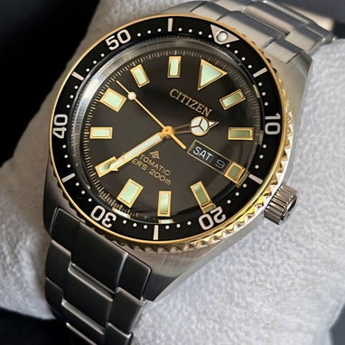 CITIZEN PROMASTER DIVER'S 200M AUTOMATICO (NY0125-83E) 41MM EN ACERO INOXIDABLE PLATEADO CON BISEL DORADO 58049738 - Img 107901649