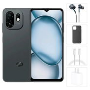 Teléfono Itel A100C, 3GB Ram Más 5GB Virtual, Total 8GB Ram, 128Gb Almacenamiento, Con Cover, Mica y Audífonos - Negro - Img 56250875