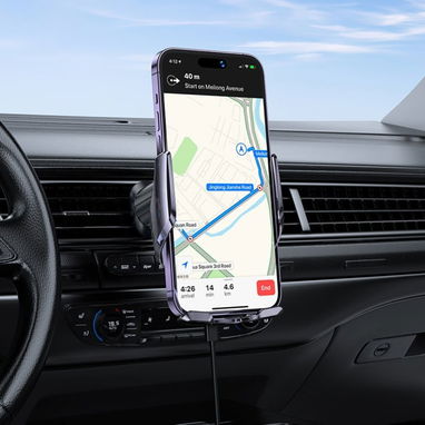 Soporte de teléfono para carro con Carga Inalámbrica - Hoco CA202 Plus 🌐 $14 - 7/8