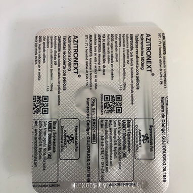 AZITROMICINA 500MG BLÍSTER 3 PASTILLAS - Img 123695289