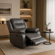Asiento Reclinable en Polipiel Negra - Img 56699952