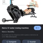 Remo de agua profesional Alemán para ejercicios en casa a otro nivel - Img 56115062