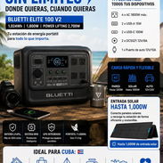 🔋Estacion de Energia BLUETTI ELITE 100 V2 • 11 Puertos • 1024Wh/ 1800W/ 2700W • Hasta 1000w en paneles 720 usd 💸 - Img 56899339