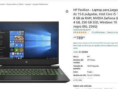 Se vende laptop HP gamer nueva y mejorada a 32GB de Ram - Img main-image