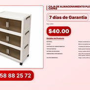 CAJA DE ALMACENAMIENTO PLEGABLE DE 3 CAPAS VPT#-0139 - Img 56828568