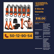 KIT DE BANDAS DE RESISTENCIAS CON ACCESORIOS VPT# -0230 - Img 56244233