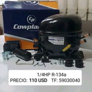 Máquina de frío 1/4HP COWPLANDT ( Compresor de refrigeración) R-134a 110V/60Hz 1Ph NUEVAS + Kit de instalación 59030040 - Img 51577439