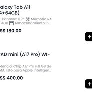 Tablets Samsung y iPad - Img 56130649