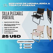 SILLA PLEGABLE PORTÁTIL TIPO CAMPING - Img 56416094
