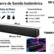 Barra de sonido inalámbrica - Img 57601165