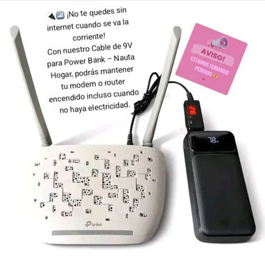 Cable para tener acceso a Internet sin corriente - 2/3