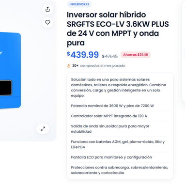 Inversores - 3/4