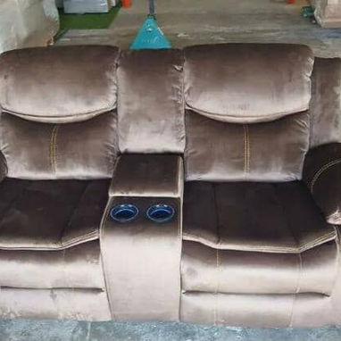 Sofá reclinable de 2 plazas con portabaso inportado - 2/2