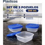Set de 3 Pozuelos Plásticos - Img 55894660